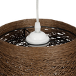 GLOBOSTAR® PLAYROOM 999-0145 Vintage Κρεμαστό Φωτιστικό Οροφής με Ντουί 1 x E27 AC 220-240V IP20 - Καφέ - Μ30 x Π30 x Υ30cm