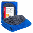 Amio - Σετ Περιποίησης με Γάντι Πλυσίματος 20x26cm (94g/sqm) και Πανί Στεγνώματος Μικροϊνών 60x90cm υψηλής απορροφητικότητας (800g/sqm) για Επιβατικά Αυτοκίνητα - 1 σετ (04489/AM)