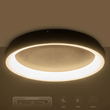 kelvo® SALEM KLV-101-0284 Φωτιστικό Οροφής LED 105W 10500lm 120° AC 220-240V IP20 Ρυθμιζόμενο Λευκό CCT με Χειριστήριο από 2700K έως 6000K Dimmable - Lumileds SMD Chip - Καφέ Ματ - Μ60 x Π60 x Υ8.5cm - 3 Χρόνια Εγγύηση