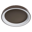 kelvo® SALEM KLV-101-0284 Φωτιστικό Οροφής LED 105W 10500lm 120° AC 220-240V IP20 Ρυθμιζόμενο Λευκό CCT με Χειριστήριο από 2700K έως 6000K Dimmable - Lumileds SMD Chip - Καφέ Ματ - Μ60 x Π60 x Υ8.5cm - 3 Χρόνια Εγγύηση