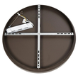 kelvo® SALEM KLV-101-0284 Φωτιστικό Οροφής LED 105W 10500lm 120° AC 220-240V IP20 Ρυθμιζόμενο Λευκό CCT με Χειριστήριο από 2700K έως 6000K Dimmable - Lumileds SMD Chip - Καφέ Ματ - Μ60 x Π60 x Υ8.5cm - 3 Χρόνια Εγγύηση