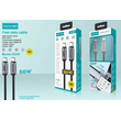 Καλώδιο φόρτισης & data - USB Type-C σε Type-C - Fast Charge - X220 - 66W - 702205