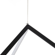 kelvo® KIBOO KLV-101-0261 Κρεμαστό Φωτιστικό Οροφής LED 36W 3600lm 360° AC 220-240V IP20 Ρυθμιζόμενο Λευκό CCT με Χειριστήριο από 2700K έως 6000K Dimmable - Lumileds SMD Chip - Μαύρο Ματ - Μ40 x Π40 x Υ40cm - 3 Χρόνια Εγγύηση