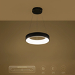kelvo® SALEM KLV-101-0285 Κρεμαστό Φωτιστικό Οροφής LED 75W 7500lm 120° AC 220-240V IP20 Ρυθμιζόμενο Λευκό CCT με Χειριστήριο από 2700K έως 6000K Dimmable - Lumileds SMD Chip - Μαύρο Ματ - Μ45 x Π45 x Υ6cm - 3 Χρόνια Εγγύηση