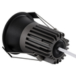 kelvo® DOT KLV-101-0308 Χωνευτό Φωτιστικό Downlight Σποτ LED 7W 910lm 38° AC 220-240V IP20 Φυσικό Λευκό 4500K - Bridgelux COB Chip & TÜV SÜD Driver - Μαύρο Ματ - Μ6 x Π6 x Υ7.8cm / Q5cm - 5 Χρόνια Εγγύηση