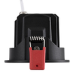 kelvo® LEO KLV-101-0314 Χωνευτό Κινούμενο Φωτιστικό Downlight Σποτ με Honeycomb Anti-Glare Reflector LED 10W 1300lm 38° AC 220-240V IP20 Φυσικό Λευκό 4500K - Bridgelux COB Chip & TÜV SÜD Driver - Μαύρο Ματ - Μ8.5 x Π8.5 x Υ6.6cm / Q7.5cm - 5 Χρόνια Εγγύηση