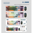Σετ ενσύρματο πληκτρολόγιο & ποντίκι Gaming - A1020 - 655560 - White