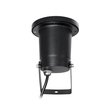 kelvo® GARDELINI KLV-101-0001-V2 Φωτιστικό Σποτ Τοίχου με Βάση για Λάμπα MR16 με Ντουί GU10 AC 220-240V Αδιάβροχο IP65 - Μαύρο Ματ - Μ10 x Π10 x Υ30cm