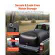 Κύστη αποθήκευσης νερού VEVOR, φορητή και πτυσσόμενη τσάντα αποθήκευσης νερού 1000L, ανθεκτική στη φθορά τσάντα μαλακού νερού από PVC 1000D, στεγανά δοχεία δεξαμενών κάμπινγκ για άρδευση κήπου, χρήση έκτακτης ανάγκης για τροχόσπιτα, μαύρο