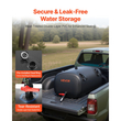 Κύστη αποθήκευσης νερού VEVOR, φορητή και πτυσσόμενη τσάντα αποθήκευσης νερού 113L, ανθεκτική στη φθορά τσάντα μαλακού νερού από PVC 1000D, στεγανά δοχεία δεξαμενών κάμπινγκ για άρδευση κήπου, χρήση έκτακτης ανάγκης για τροχόσπιτα, μαύρο