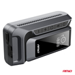Amio - Φορητός Εκκινητής Μπαταρίας (Jump Starter) 4 σε 1 με ενσωματωμένο Κομπρεσέρ Αέρα, Powerbank και Φακό LED τάση λειτουργίας 12V με χωρητικότητα 12Ah και μέγιστο ρεύμα εκκίνησης 1600A για Επιβατικά Αυτοκίνητα - 1 τεμ. (04677/AM)