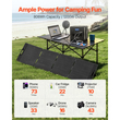 Φορητός σταθμός παραγωγής ενέργειας VEVOR με ηλιακό πάνελ 200W, σταθμός παραγωγής ενέργειας με ηλιακή γεννήτρια 1200W, εφεδρική μπαταρία LiFePO4 806Wh με 9 θύρες εξόδου για οικιακή έκτακτη ανάγκη, κάμπινγκ σε εξωτερικούς χώρους, ταξίδια με τροχόσπιτο