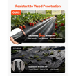 Ύφασμα VEVOR για φράγμα ζιζανίων βαρέως τύπου, 0,9x30,5m 141,7g ύφασμα τοπίου, υφασμένα υφάσματα κατά των ζιζανίων, υφάσματα κήπου για φράγμα ζιζανίων, κάλυψη εδάφους ελέγχου ζιζανίων, ιμάντες γεωυφάσματος, χαλάκι κηπουρικής, μαύρο