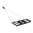 Σβάρνα VEVOR Drag Harrow, 122 x 50 cm, Ισοπεδωτής δρόμου με ρυθμιζόμενο πλάτος και χωρητικότητα φορτίου 50 λίβρες, Βαρέως τύπου τσουγκράνα ισοπέδωσης γκαζόν, Φρένο δρόμου με γαλβανισμένο χαλίκι, Κατάλληλο για ATV, UTV, τρακτέρ