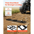 Σβάρνα VEVOR Drag Harrow, 243x50 cm, Ισοπεδωτής δρόμου με ρυθμιζόμενο πλάτος και χωρητικότητα φορτίου 50 λίβρες, Ισοπεδωτική τσουγκράνα βαρέως τύπου, Φρένο δρόμου με χαλίκι από γαλβανισμένο χάλυβα, Κατάλληλο για ATV, UTV και τρακτέρ