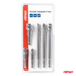 Amio – Προσαρμογείς HEX 1/4" σε Καρυδάκια 1/4" 3/8" 1/2" Heavy Duty για Σταθερή Τοποθέτηση & Καθημερινή Χρήση – Σετ 6 Τεμ. (04781/AM)