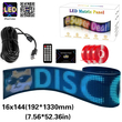 GLOBOSTAR® MATRIX GLB-106-0004 Εύκαμπτη Κυλιόμενη Ψηφιακή Επιγραφή 133x19.2cm P9 144x16 Pixel LED 10W DC 5V 2A με USB 2.0 Αδιάβροχο IP65 Πολύχρωμο RGB - Bluetooth Control μέσω iPIXEL APP - Μ133 x Π0.4 x Υ19.2cm - 2 Χρόνια Εγγύηση