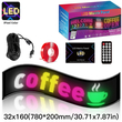 GLOBOSTAR® MATRIX GLB-106-0010 Εύκαμπτη Κυλιόμενη Ψηφιακή Επιγραφή 78x20cm P4.5 160x32 Pixel LED 20W AC 220-240V Αδιάβροχο IP65 Πολύχρωμο RGB - Bluetooth Control μέσω iPIXEL APP - Μ78 x Π0.4 x Υ20cm - 2 Χρόνια Εγγύηση