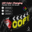 GLOBOSTAR® MATRIX GLB-106-0013 Εύκαμπτη Κυλιόμενη Ψηφιακή Επιγραφή 192x28cm P7 256x32 Pixel LED 40W AC 220-240V Αδιάβροχο IP65 Πολύχρωμο RGB - Bluetooth Control μέσω iPIXEL APP - Μ192 x Π0.4 x Υ28cm - 2 Χρόνια Εγγύηση