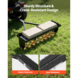 Αεριστήρας VEVOR Tow Back Plug, Αεριστήρας γκαζόν 32 ιντσών με γάντζο γενικής χρήσης, Βαρέως τύπου και ανθεκτικός στη σκουριά, Εργαλείο αερισμού με γάντζο έλξης πίσω με δίσκο με διπλωμένη άκρη, για γεωργικά και κηπευτικά τρακτέρ