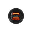 GLOBOSTAR® MATRIX GLB-106-0025 Τροφοδοτικό/Φορτιστής Αυτοκινήτου με 1 x USB 2.4A & 1 x USB-C 2.4A για Εύκαμπτη Κυλιόμενη Ψηφιακή Επιγραφή 12W AC 220-240V σε DC 5V IP20 - Μ6,6 x Π2,8 x Υ2,8cm - 2 Χρόνια Εγγύηση
