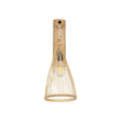 GLOBOSTAR® ARIDA 01970 Boho Φωτιστικό Τοίχου - Απλίκα με Ντουί 1 x E27 AC 220-240V IP20 - Μπεζ - Μ21 x Π30 x Υ55cm