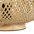 GLOBOSTAR® FARAH 01980 Boho Επιτραπέζιο Φωτιστικό Πορτατίφ με Ντουί 1 x E27 AC 220-240V IP20 - Μπεζ - Μ30 x Π30 x Υ46cm