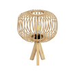 GLOBOSTAR® CHORD 01990 Boho Επιτραπέζιο Φωτιστικό Πορτατίφ με Ντουί 1 x E27 AC 220-240V IP20 - Μπεζ - Μ31 x Π31 x Υ43cm