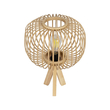GLOBOSTAR® CHORD 01990 Boho Επιτραπέζιο Φωτιστικό Πορτατίφ με Ντουί 1 x E27 AC 220-240V IP20 - Μπεζ - Μ31 x Π31 x Υ43cm