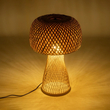 GLOBOSTAR® SELVA 01995 Boho Επιτραπέζιο Φωτιστικό Πορτατίφ με Ντουί 1 x E27 AC 220-240V IP20 - Μπεζ - Μ30 x Π30 x Υ45cm
