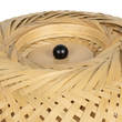 GLOBOSTAR® SELVA 01995 Boho Επιτραπέζιο Φωτιστικό Πορτατίφ με Ντουί 1 x E27 AC 220-240V IP20 - Μπεζ - Μ30 x Π30 x Υ45cm