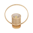 GLOBOSTAR® TULUMKO 02008 Boho Επιτραπέζιο Φωτιστικό Πορτατίφ με Ντουί 1 x E27 AC 220-240V IP20 - Μπεζ - Μ30 x Π12 x Υ32cm