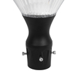 GLOBOSTAR® SQUARE 90503 Φωτιστικό Κεφαλής Post Top Πλατείας/Πάρκου/Κήπου LED 40W 1600lm 120° DC 5V με Ενσωματωμένο Φωτοβολταϊκό Panel 5V 25W & Επαναφορτιζόμενη Μπαταρία Li-ion 3.2V 30000mAh με Αισθητήρα Κίνησης-Ημέρας-Νύχτας Αδιάβροχο IP65 Θερμό Λευκό 2700K - Sanan SMD Chip - Γκρι Ανθρακί Ματ - Μ54 x Π54 x Υ48.5cm - 2 Χρόνια Εγγύηση