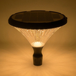 GLOBOSTAR® SQUARE 90503 Φωτιστικό Κεφαλής Post Top Πλατείας/Πάρκου/Κήπου LED 40W 1600lm 120° DC 5V με Ενσωματωμένο Φωτοβολταϊκό Panel 5V 25W & Επαναφορτιζόμενη Μπαταρία Li-ion 3.2V 30000mAh με Αισθητήρα Κίνησης-Ημέρας-Νύχτας Αδιάβροχο IP65 Θερμό Λευκό 2700K - Sanan SMD Chip - Γκρι Ανθρακί Ματ - Μ54 x Π54 x Υ48.5cm - 2 Χρόνια Εγγύηση