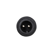 GLOBOSTAR® CONNECTOR 999-0266 2 Pin Σύνδεσμος Τροφοδοσίας για Wall Washers & Προβολείς με Είσοδο 2 x 0.25mm2 & Έξοδο 1 x Θηλυκό Βύσμα Αδιάβροχο IP65 - Μαύρο - Μ20 x Π1.5 x Υ1.5cm