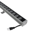 GLOBOSTAR® WASHERPANDA 999-0272 Μπάρα Φωτισμού Wall Washer LED 36W 3960lm 15° DC 24V Αδιάβροχο IP67 Θερμό Λευκό 2700K Dimmable - Bridgelux SMD Chip - Γκρι Ανθρακί - Μ100 x Π4 x Υ3cm - 3 Χρόνια Εγγύηση