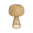 GLOBOSTAR® SELVA 01995 Boho Επιτραπέζιο Φωτιστικό Πορτατίφ με Ντουί 1 x E27 AC 220-240V IP20 - Μπεζ - Μ30 x Π30 x Υ45cm