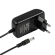 GLOBOSTAR® VOLTIX GLB-107-0002 Τροφοδοτικό/Μετασχηματιστής Class II SELV 24W 2A AC 220-240V σε DC 12V IP20 - Μαύρο Ματ - Μ8 x Π4.2 x Υ2.8cm - 3 Χρόνια Εγγύηση