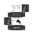 GLOBOSTAR® VOLTIX GLB-107-0002 Τροφοδοτικό/Μετασχηματιστής Class II SELV 24W 2A AC 220-240V σε DC 12V IP20 - Μαύρο Ματ - Μ8 x Π4.2 x Υ2.8cm - 3 Χρόνια Εγγύηση