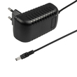 GLOBOSTAR® VOLTIX GLB-107-0006 Τροφοδοτικό/Μετασχηματιστής Class II SELV 24W 1A AC 220-240V σε DC 24V IP20 - Μαύρο Ματ - Μ8 x Π4.2 x Υ2.8cm - 3 Χρόνια Εγγύηση