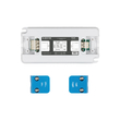 GLOBOSTAR® PLUX GLB-107-0012 Τροφοδοτικό/Μετασχηματιστής Class II SELV 12W 0.5A AC 220-240V σε DC 24V IP20 - Λευκό Ματ - Μ9.9 x Π4.6 x Υ1.1cm - 3 Χρόνια Εγγύηση