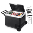 Ψυγείο αυτοκινήτου VEVOR 12 Volt, ψυγείο αυτοκινήτου 60L, φορητό ηλεκτρικό ψυγείο με ρόδες και λαβή, από -20℃ έως 20℃, καταψύκτης με συμπιεστή 12/24V DC και 100-240V AC για εξωτερικούς χώρους, κάμπινγκ, ταξίδια, τροχόσπιτα