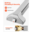 Συσκευή εξόδου πανικού VEVOR Push Bar, Μεταλλική εμπορική μπάρα πανικού Premium 711 mm για πόρτες εξόδου, Εξαρτήματα πόρτας εξόδου κινδύνου με αυτοκόλλητο προειδοποίησης, Εύκολη εγκατάσταση, για ξύλινη ή μεταλλική πόρτα 711 mm-1045 mm