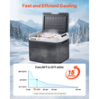 Ψυγείο αυτοκινήτου VEVOR 12 Volt, ψυγείο αυτοκινήτου 30L, φορητό ηλεκτρικό ψυγείο με ρυθμιζόμενη θερμοκρασία από -20℃ έως 20℃, καταψύκτης με συμπιεστή 12/24V DC και 100-240V AC για εξωτερικούς χώρους, κάμπινγκ, ταξίδια, τροχόσπιτα