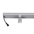 GLOBOSTAR® WASHERMOZA 90163 Μπάρα Φωτισμού Wall Washer LED 48W 4080lm 10-30° DC 24V Αδιάβροχο IP66 Πολύχρωμο RGB Dimmable - Bridgelux SMD Chip - Γκρι Ανθρακί - Μ100 x Π8.5 x Υ4cm - 3 Χρόνια Εγγύηση
