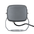 GLOBOSTAR® FLOODXENA 90125 Προβολέας Σποτ Wall Washer LED 12W 1020lm 10° AC 220-240V Αδιάβροχο IP65 Φούξια - Bridgelux SMD Chip - Γκρι Ανθρακί - Μ13.5 x Π11 x Υ15cm - 3 Χρόνια Εγγύηση