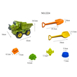Σετ παιχνίδια παραλίας -  7pcs - 2224 - 232223