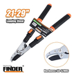 Ψαλίδι κλαδέματος επεκτεινόμενο - H1002 - 21-29" - Finder - 191599