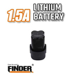 Επαναφορτιζόμενη μπαταρία Λιθίου - 16.8V - 1.5AH - Finder - 197467