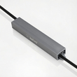 kelvo® SELAS KLV-107-0029 Τροφοδοτικό/Μετασχηματιστής Class II SELV 24W 1A AC 220-240V σε DC 24V Αδιάβροχο IP67 - Γκρι Ανθρακί Ματ - Μ18.2 x Π3 x Υ2.2cm - 5 Χρόνια Εγγύηση